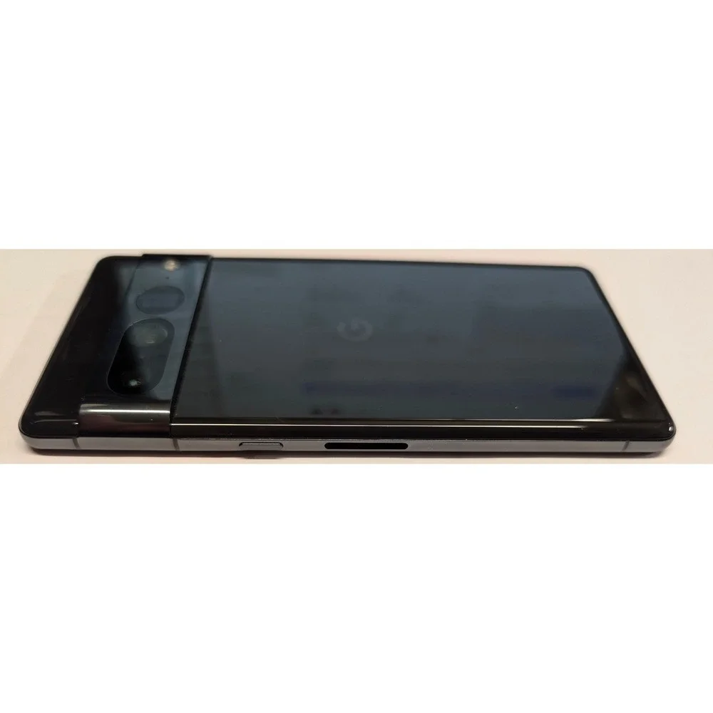Google Pixel 7 Pro Smartphone Obsidian Black Damaged Dropped OnFace Parts Repair
